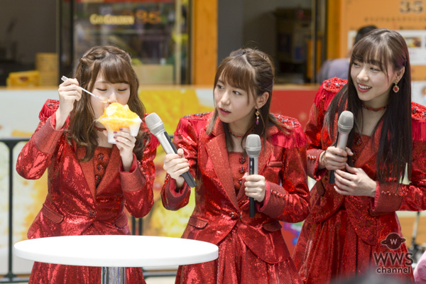 SKE48・高柳明音、食レポ中に即興ライブ開催！？「TBS夏サカス2018」オープニングイベントに登場！！