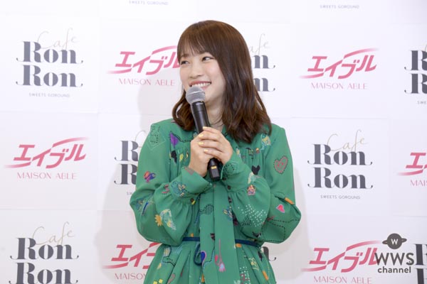 川栄李奈、回転スイーツに「10皿行けそう！」回転スイーツカフェのオープニングイベントに出席！！