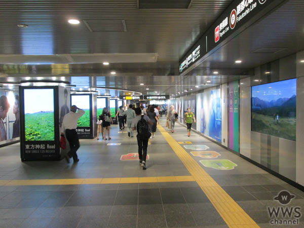 東方神起が渋谷駅をジャック！シングル発売に合わせ”東方神起ロード”が登場！！