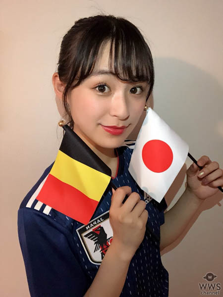 「TVerCM」で話題の鈴木美羽、ベルギー大使館での パブリックビューイングに参戦！ 日本・ベルギー両チームにエールを贈る！！