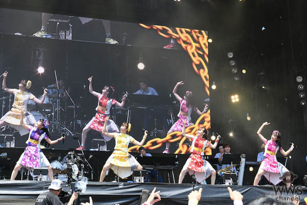 【ライブレポート】ももいろクローバーZが最新曲『Re:Story』披露で真っ昼間のGRASS STAGEをアゲまくる！ 「ROCK IN JAPAN FESTIVAL 2018」3日目に登場！