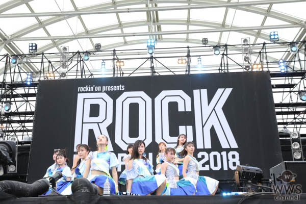 【ライブレポート】フェス初出場のモーニング娘。'18が高いパフォーマンス力で観客を圧倒！＜ROCK IN JAPAN FESTIVAL 2018＞