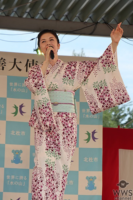 藤あや子　山梨県北杜市“ふるさと親善大使”に就任！８月５日開催『北杜ふるさと祭り』にてサプライズで歌のプレゼント！