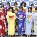 SUPER☆GiRLS・浅川梨奈「白石麻衣を超えたい」！エイベックス・グラビアブック発売記念会見に浴衣姿でPR！
