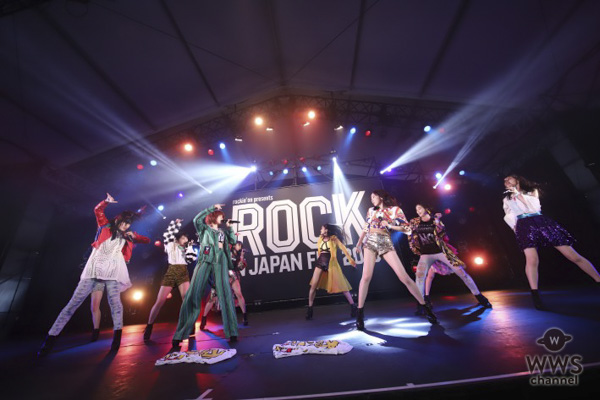 【ライブレポート】アンジュルムがキレのあるダンスと高い歌唱力を披露！「ROCK IN JAPAN FESTIVAL 2018」で人気曲『大器晩成』含む9曲！