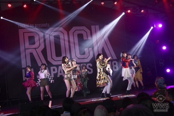 【ライブレポート】アンジュルムがキレのあるダンスと高い歌唱力を披露！「ROCK IN JAPAN FESTIVAL 2018」で人気曲『大器晩成』含む9曲！