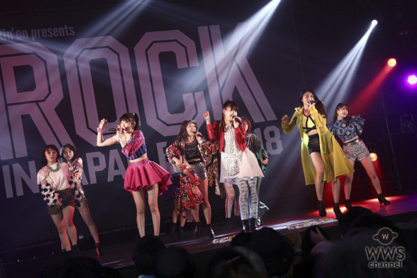 【ライブレポート】アンジュルムがキレのあるダンスと高い歌唱力を披露！「ROCK IN JAPAN FESTIVAL 2018」で人気曲『大器晩成』含む9曲！