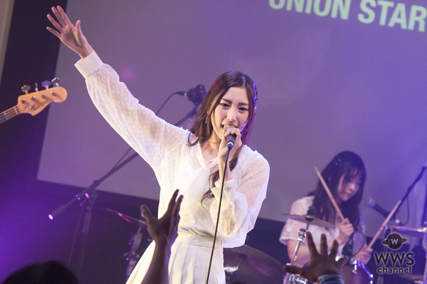 5人組ガールズバンド・FUN RUMOR STORYが初日最後のライブステージに登場！＜UNION STAR'S 2018＞