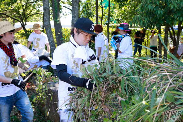 4人組ロックバンドKEYTALKが野鳥公園の維持管理ボランティアにサプライズ参加！「セレブレーションもこの愛を持って楽しく盛り上げていきましょう！」