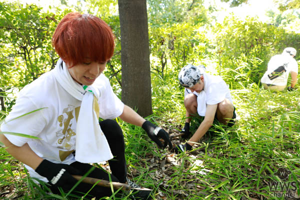 4人組ロックバンドKEYTALKが野鳥公園の維持管理ボランティアにサプライズ参加！「セレブレーションもこの愛を持って楽しく盛り上げていきましょう！」