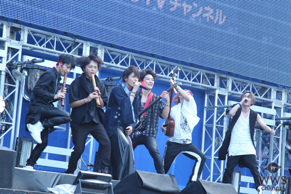 【ライブレポート】崎山つばさ with 桜menがa-nation東京オープニングアクトで登場！和楽器のリズムに合わせて圧巻のライブパフォーマンス！