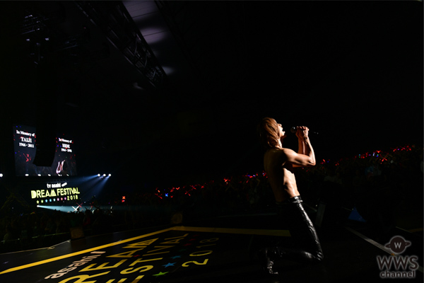 【ライブレポート】YOSHIKIとToshlが手繋ぎ！ X JAPANの名曲が集約された感動ライブにオーディエンスも涙！＜テレビ朝日ドリームフェスティバル2018＞
