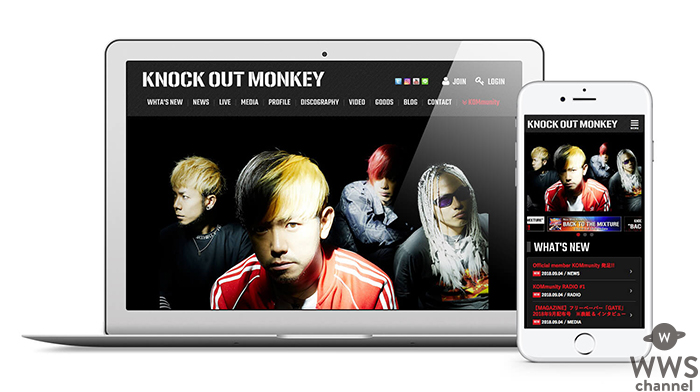 ROCK IN JAPAN FESTIVAL2018に出演したKNOCK OUT MONKEYのオフィシャルファンクラブサイトオープン