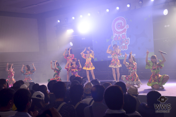 SUPER☆GiRLSが『@JAM EXPO 2018』に出演！『ギラギラ☆Revolution』を含むノンストップのライブパフォーマンス！！