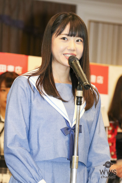 STU48・瀧野由美子、グラドルとの共演に「目のやり場に困るような魅力的な衣装も素敵」！AKB48・久保怜音と『OISOアイドルビーチ2018』記者発表会に登場！