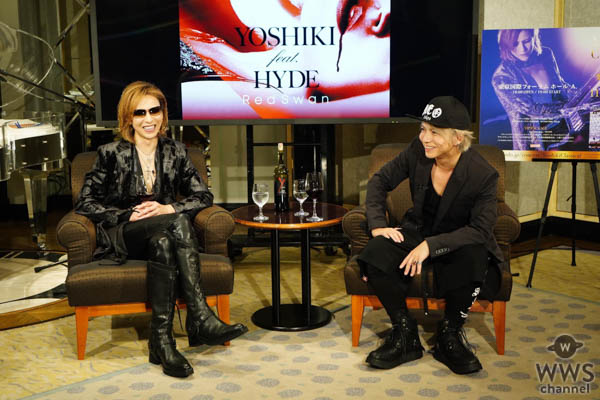 YOSHIKI CHANNELがビッグサプライズ連発の神回に！YOSHIKI feat.HYDE「Red Swan」全編楽曲世界初公開 ！！