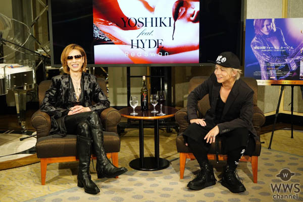 YOSHIKI CHANNELがビッグサプライズ連発の神回に！YOSHIKI feat.HYDE「Red Swan」全編楽曲世界初公開 ！！