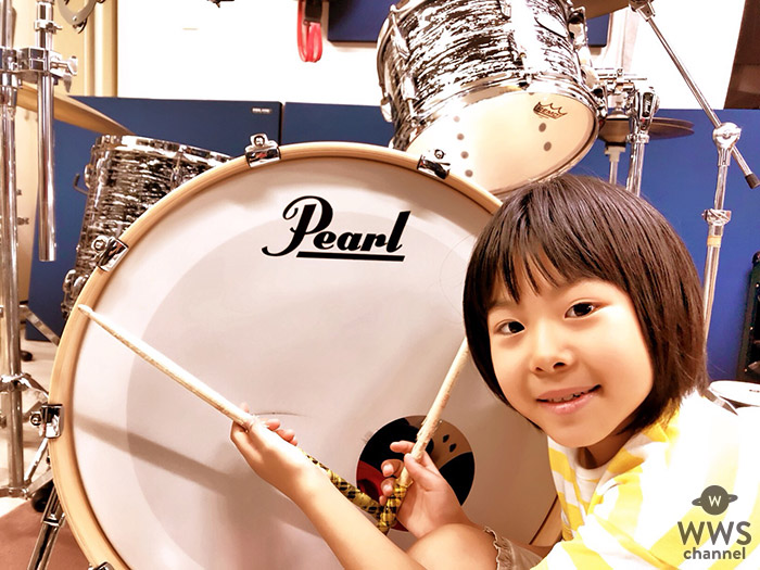 8歳の天才ドラマー“よよか” が世界的楽器メーカー『Pearl』『Zildjan』と 最年少でエンドースメント契約を締結！！