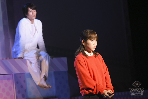 川栄李奈、主演舞台で「いっぱい泣きます。1リットル泣きます」！廣瀬智紀とW主演「カレフォン」の初日挨拶に登場！