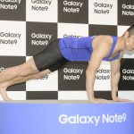 池田美優がセクシーな“腹チラ衣装”で「Galaxy Note9 発売記念イベント」に出席！