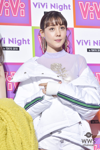 河北麻友子、藤田ニコルらが「ViVi Night in TOKYO 2018」出演前の囲み取材に登場！