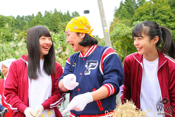 NGT48が新潟の大先輩・小林幸子の誘いを受け 「小林幸子田」で脱穀のお手伝い！！