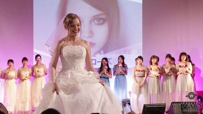 【動画】 ダコタ・ローズがウェディングドレスで戸板フェスランウェイに登場！＜TOITA Fes 2018 -SIRIUS-＞