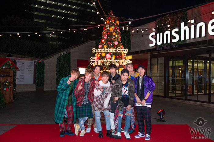 FANTASTICS from EXILE TRIBE「夢のひとつが叶った！」シャボン玉に包まれて、Sunshine City ウェルカムツリーを点灯！