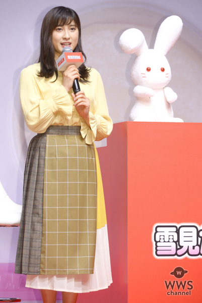 女優・土屋太鳳がホッとしたエピソードを公開！「雪見だいふく」新CM発表会に登場！