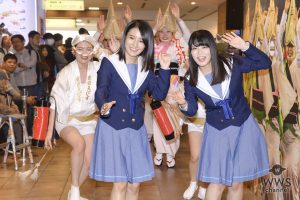 STU48・三島遥香、矢野帆夏が「渋谷 de 阿波おどり」に参加！三島「この秋は渋谷で徳島を楽しんでなー」と徳島弁でPR！