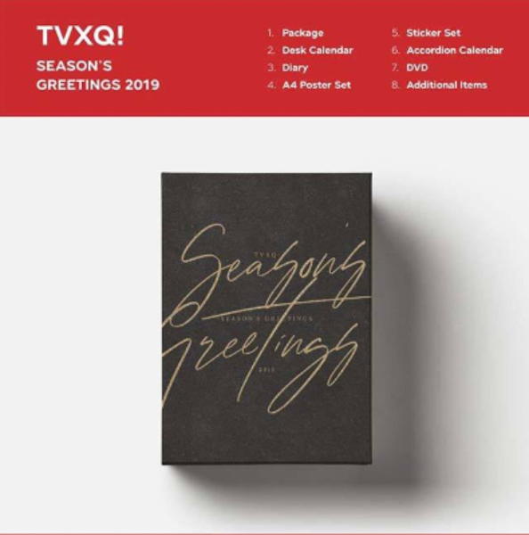 東方神起の公式カレンダー「2019年 SEASONS GREETINGS」を、海外ECプラットフォーム「ZENMARKETPLACE」で予約販売開始！！