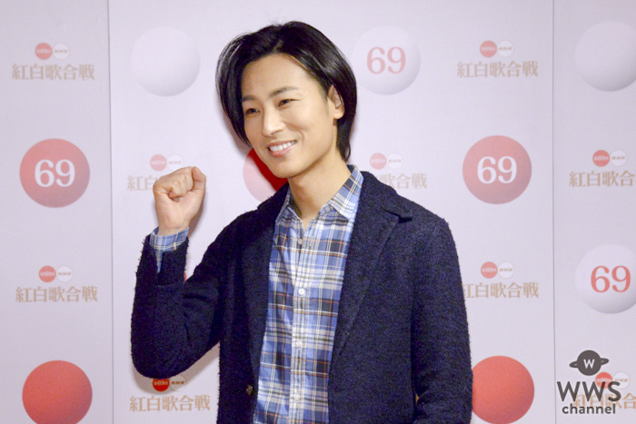 山内惠介が「第69回NHK紅白歌合戦」のリハーサルに登場！