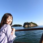 西川瑞希、『仙酔島』の“世界一の露天風呂”でエネルギーチャージ！