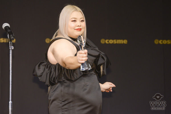 渡辺直美がアットコスメ「ビューティ・パーソン・オブ・ザ・イヤー」を受賞！「びっくりしています」！