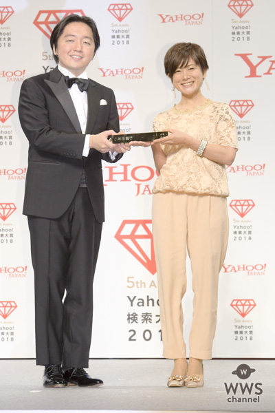 小林由美子が「Yahoo!検索大賞 2018」声優部門を受賞！生アフレコも披露！！