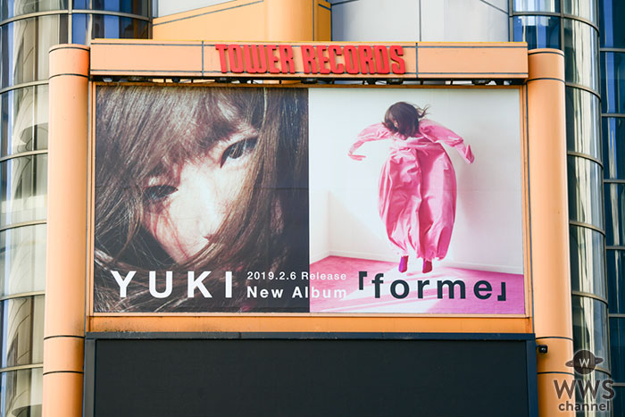 YUKI、未公開ビジュアルが突如渋谷タワーレコードに出現！！