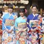 女優・川栄李奈、飯豊まりえらが鮮やかな晴れ着姿で撮影会に登場！