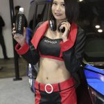 星野もえらコンパニオン達がKENWOODブースに登場！艶やかなセクシー衣装で「東京オートサロン2019」を彩る！