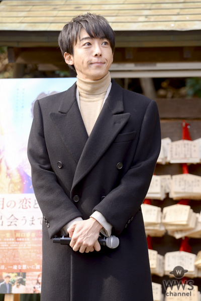 高橋一生、川口春奈が巨大絵馬を奉納！映画『九月の恋と出会うまで』の完成披露イベント開催！