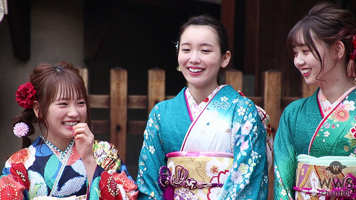 【動画】川栄李奈 らエイベックスタレントが晴れ着で新年の抱負語る！ 福田愛依は川栄に憧れで女優になりたい？！