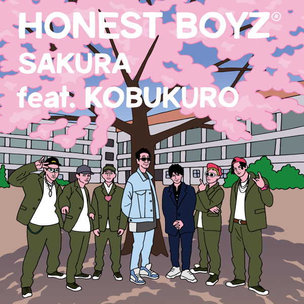 HONEST BOYZ®とコブクロの初コラボ曲「SAKURA feat. KOBUKURO」のジャケット写真を公開！