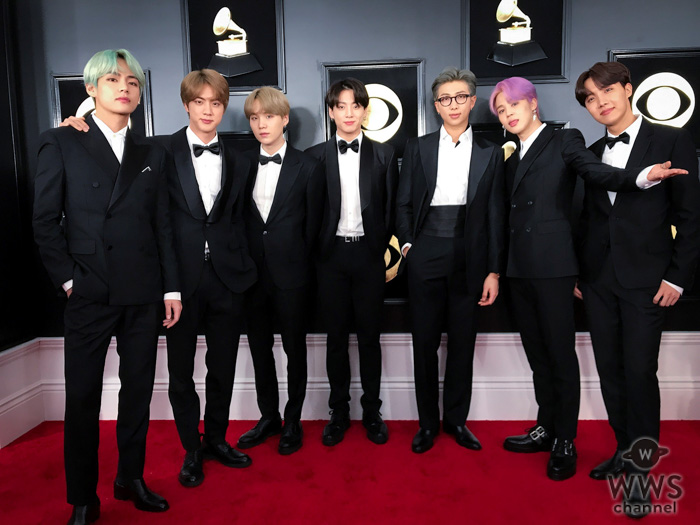 BTS、韓国アーティストとして、初のグラミー賞授賞式に参加！「プレゼンターとして参加できて光栄。また戻ってくる」＜第61回グラミー賞＞