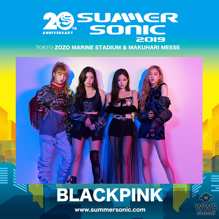 BLACKPINKがSUMMER SONIC 2019に出演決定！！