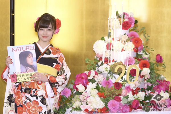 橋本環奈、艶やかな振袖姿で二十歳の誕生日を迎える！豪華バースデーケーキで祝福！！