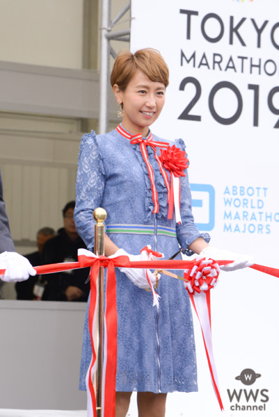 東京マラソンEXPO 2019が開幕！テープカットに福島和可菜、福島舞姉妹が登壇。