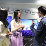 準ミス東大、準ミス成城の現役女子大生が、新製品テレビ発表会潜入！営業部長の好きなテレビは？