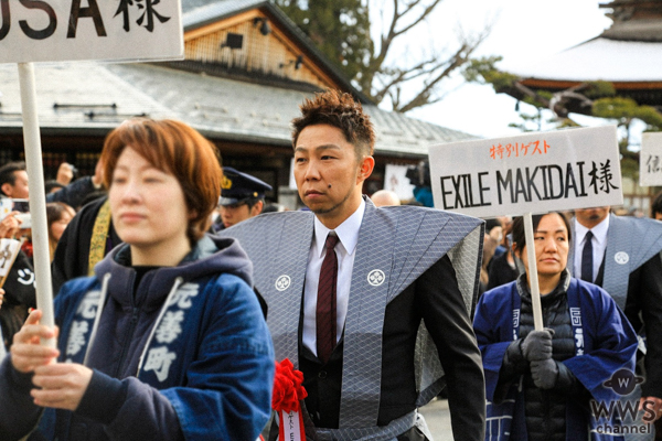 EXILE ÜSA MAKIDAI、長野 善光寺の豆まきに特別来賓として参加！2万人の参拝客らを魅了！！