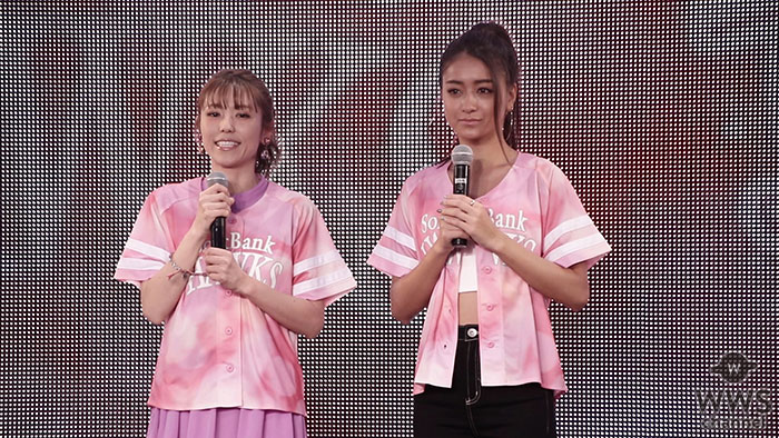 【動画】 みちょぱ　若槻千夏がピンクのタカガール新ユニフォームで登場！ TikTok風ダンスにも挑戦！