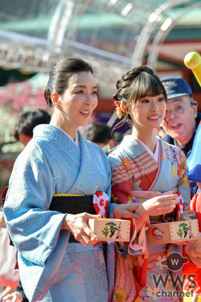 真矢ミキ・井本彩花が日枝神社「節分祭」に登場！　