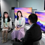 準ミス東大、準ミス成城の現役女子大生が、新製品テレビ発表会潜入！営業部長の好きなテレビは？